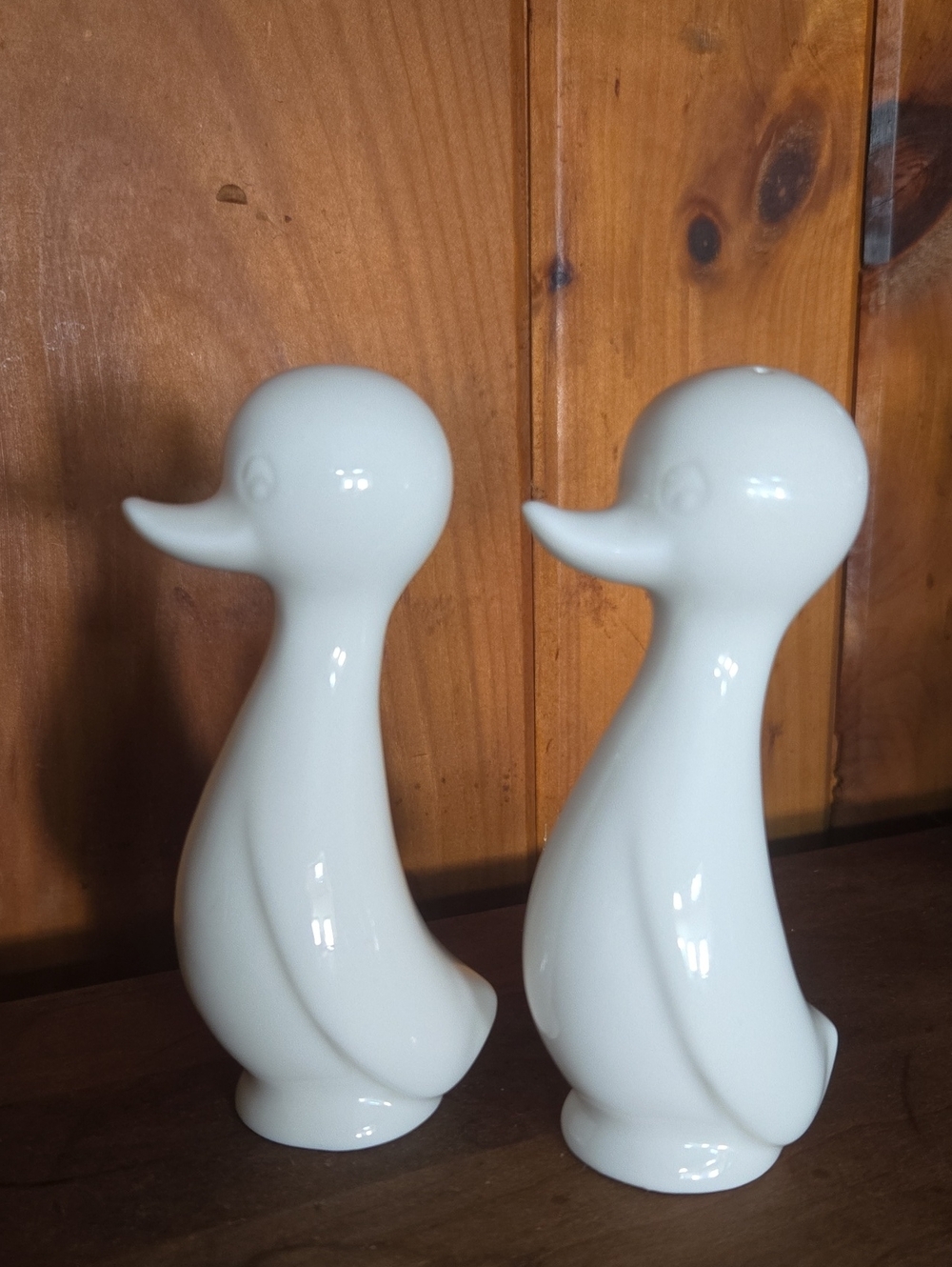 Vtg Ceramic Duck Salt & Pepper Shakers